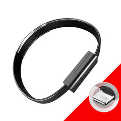 Creative Portable Type-C Charging Cable Bracelet